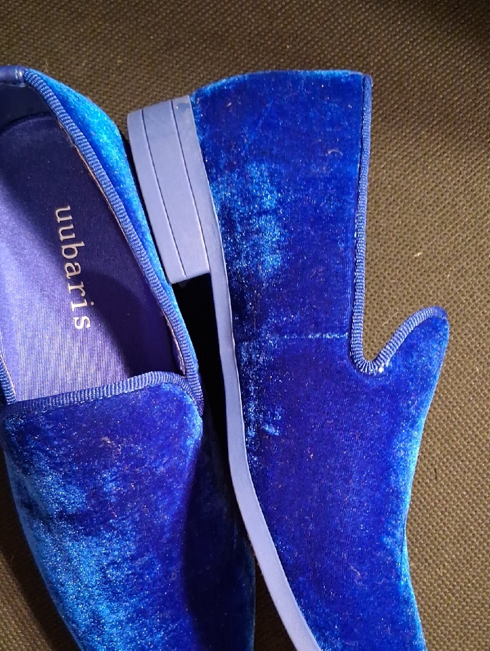 Mens Blue Uubaris Dress Shoes - Picture 6 of 9